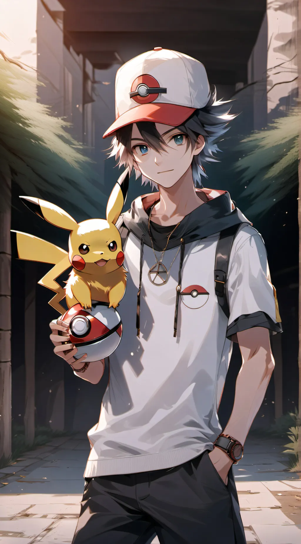 ai character: Ash background