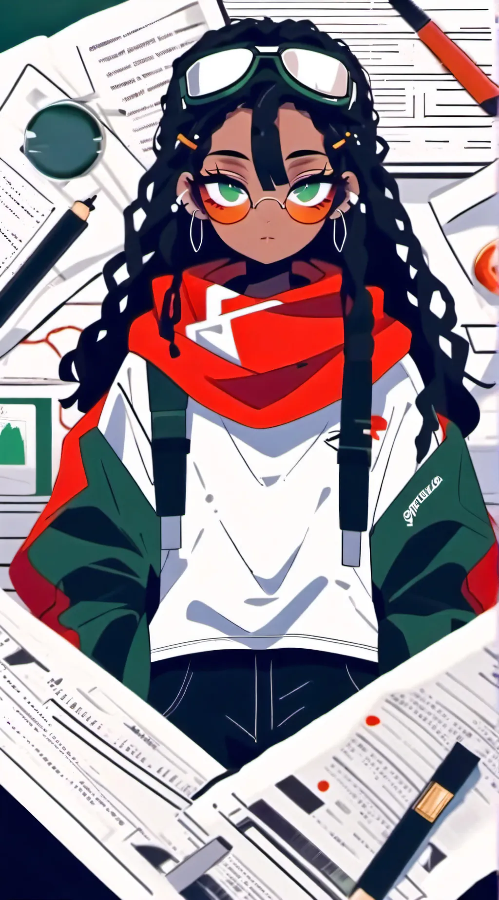 ai character: Lila background