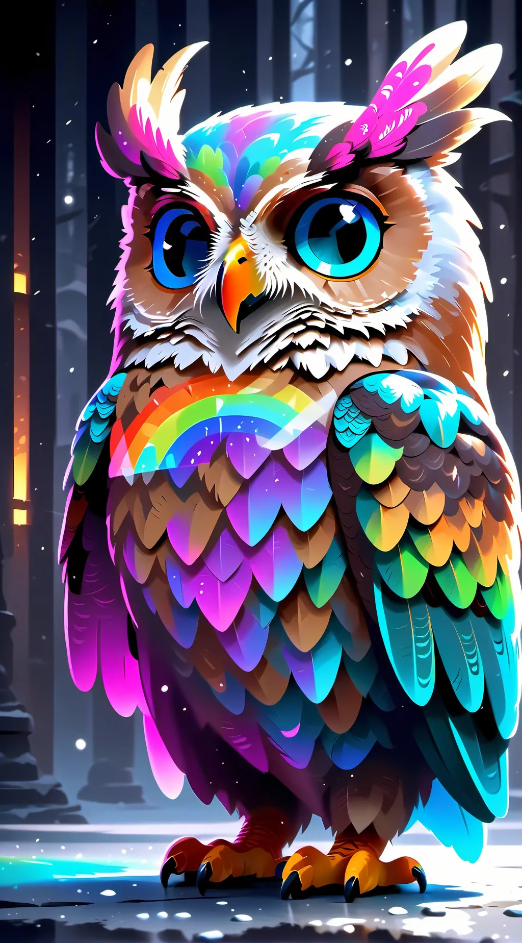 ai character: owly background