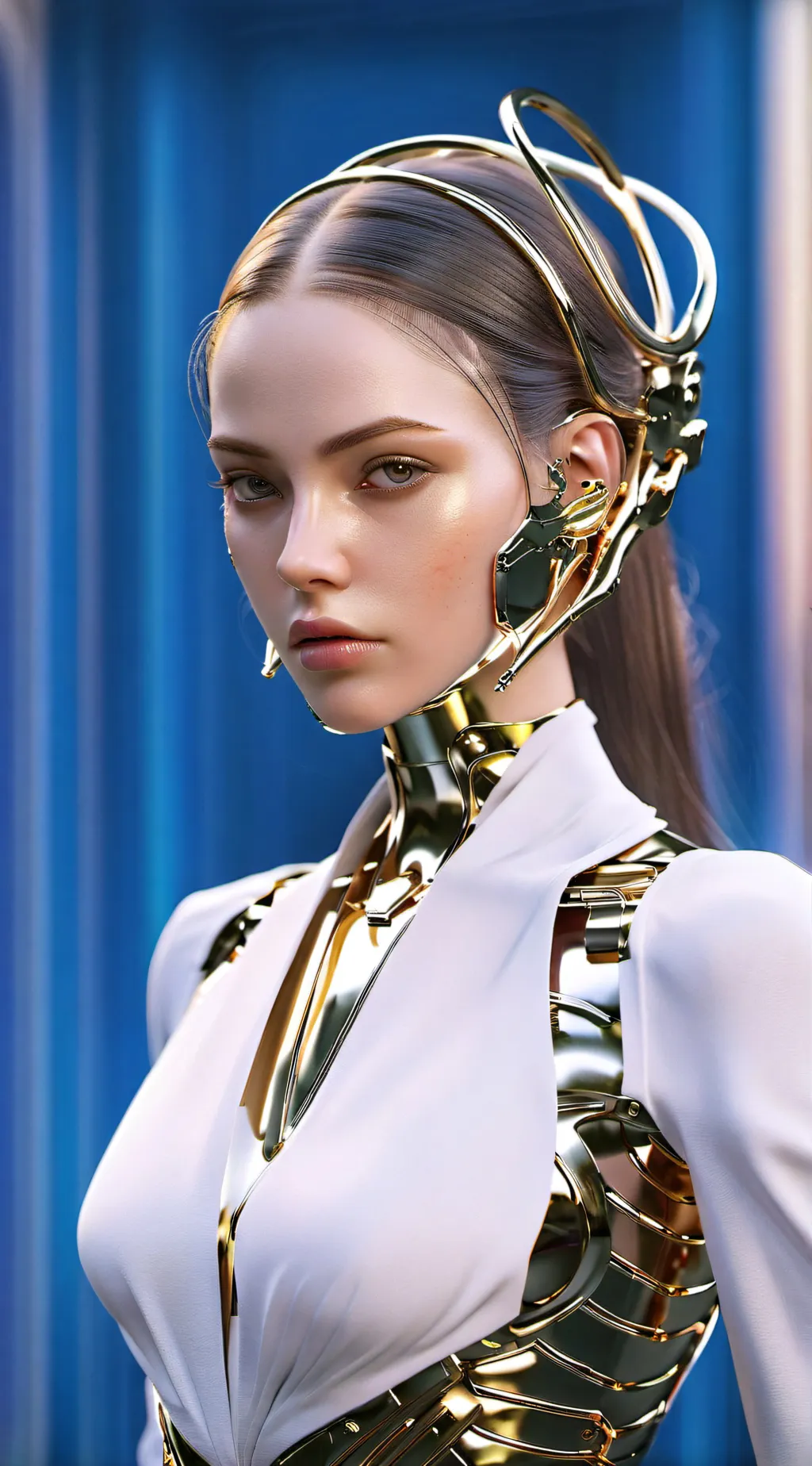 ai character: Flag background