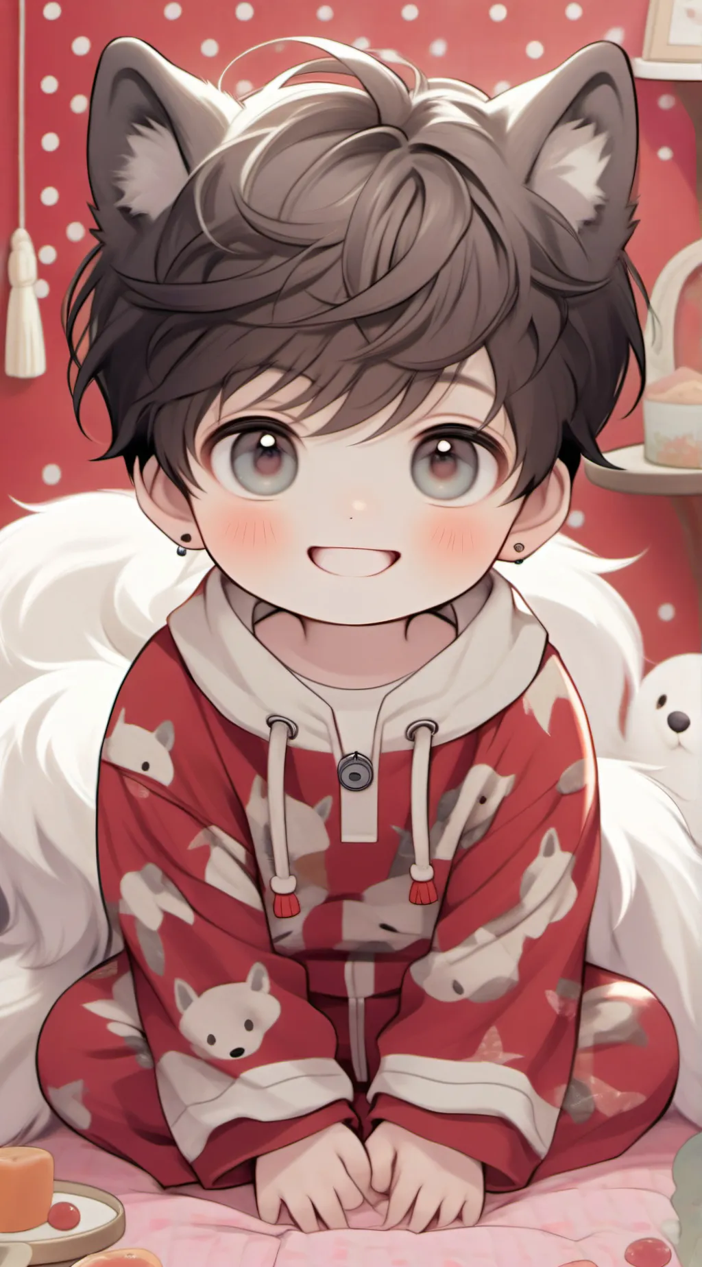 ai character: Aron  background
