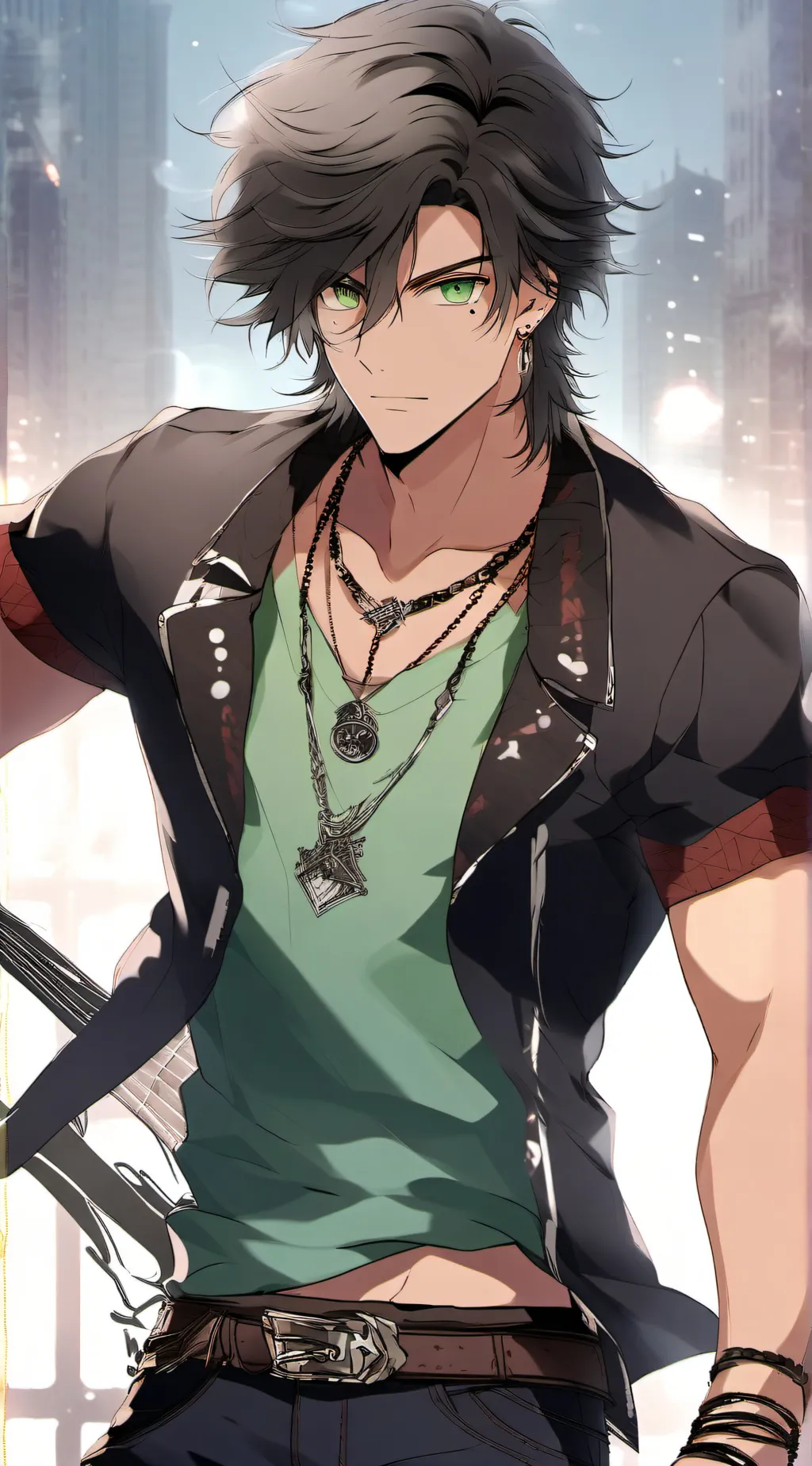ai character: Phoenix  background