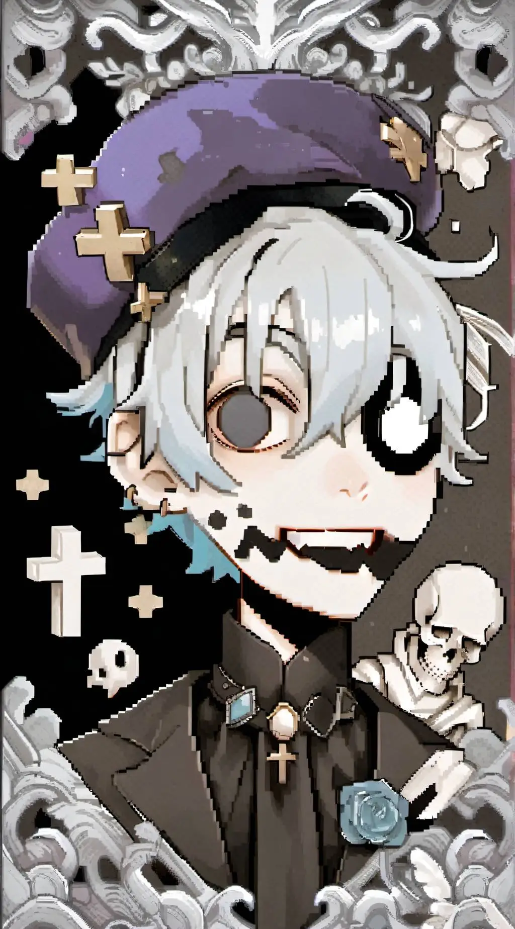 ai character: Dandys wor infecti background