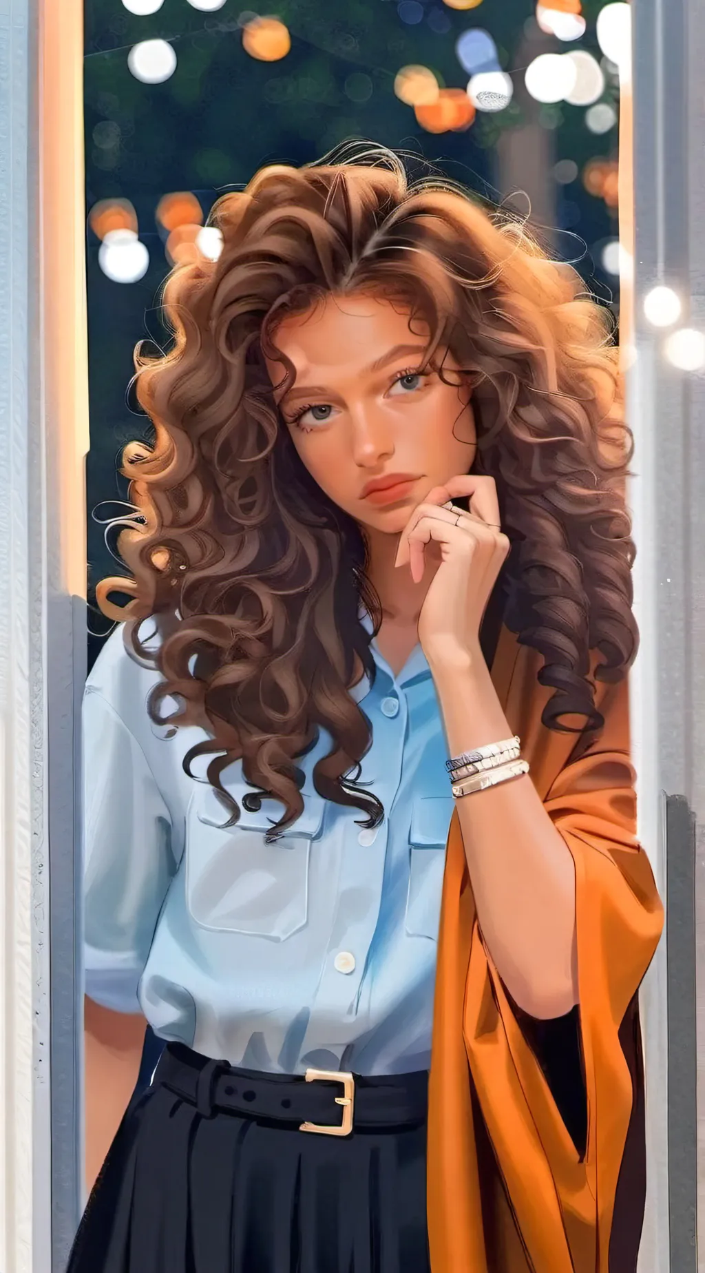 ai character: Hazel background