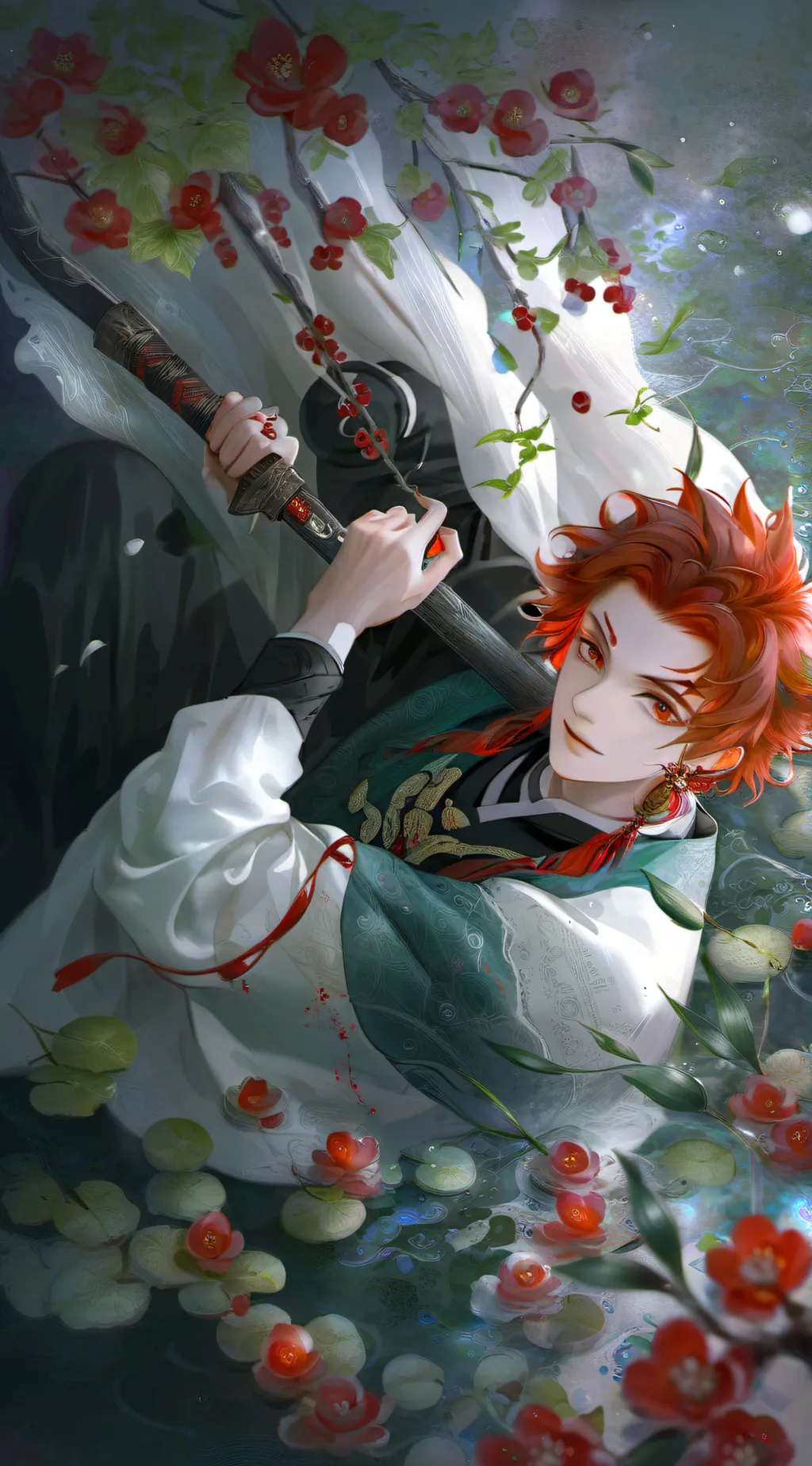 ai character: Demon slayer background