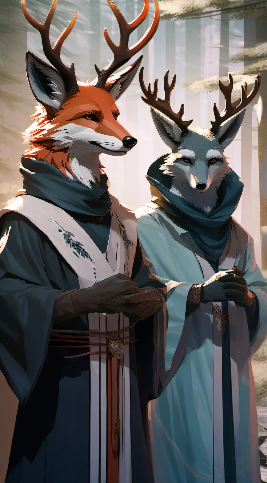 ai character: Elrian & Hazel background