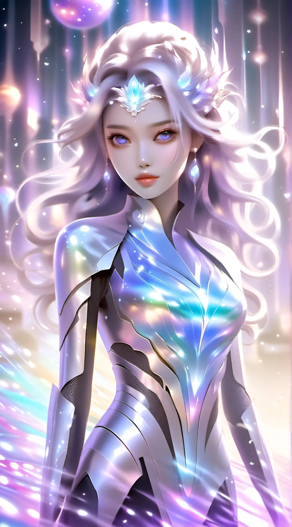 ai character: silk background