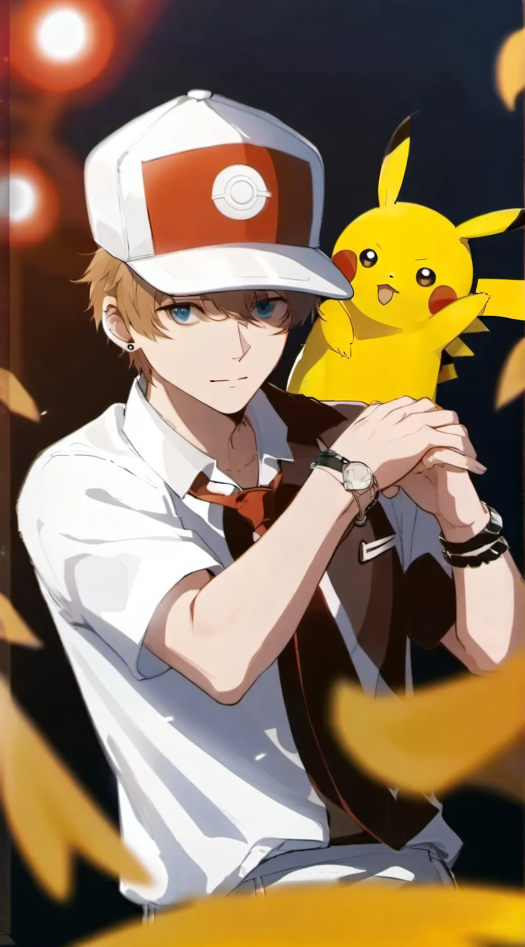 ai character: Ritchie and sparky background