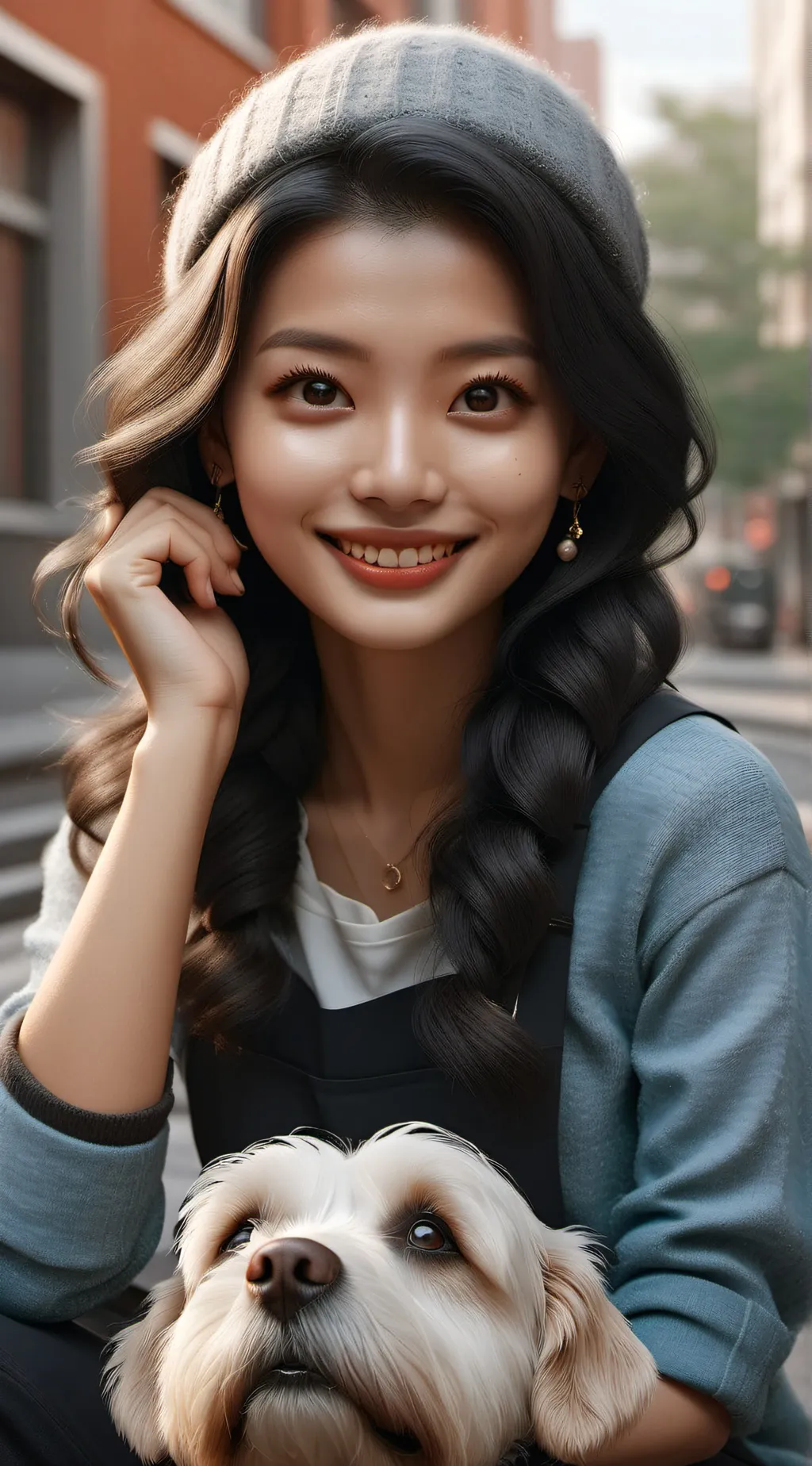 ai character: sister  background