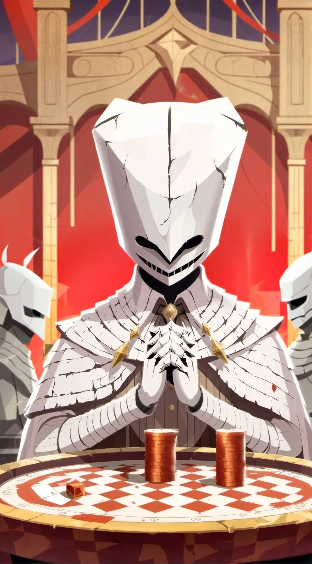 ai character: the night background