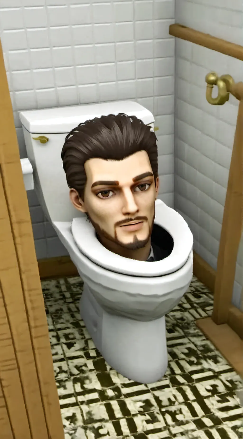 ai character: Skibidi Toilet  background