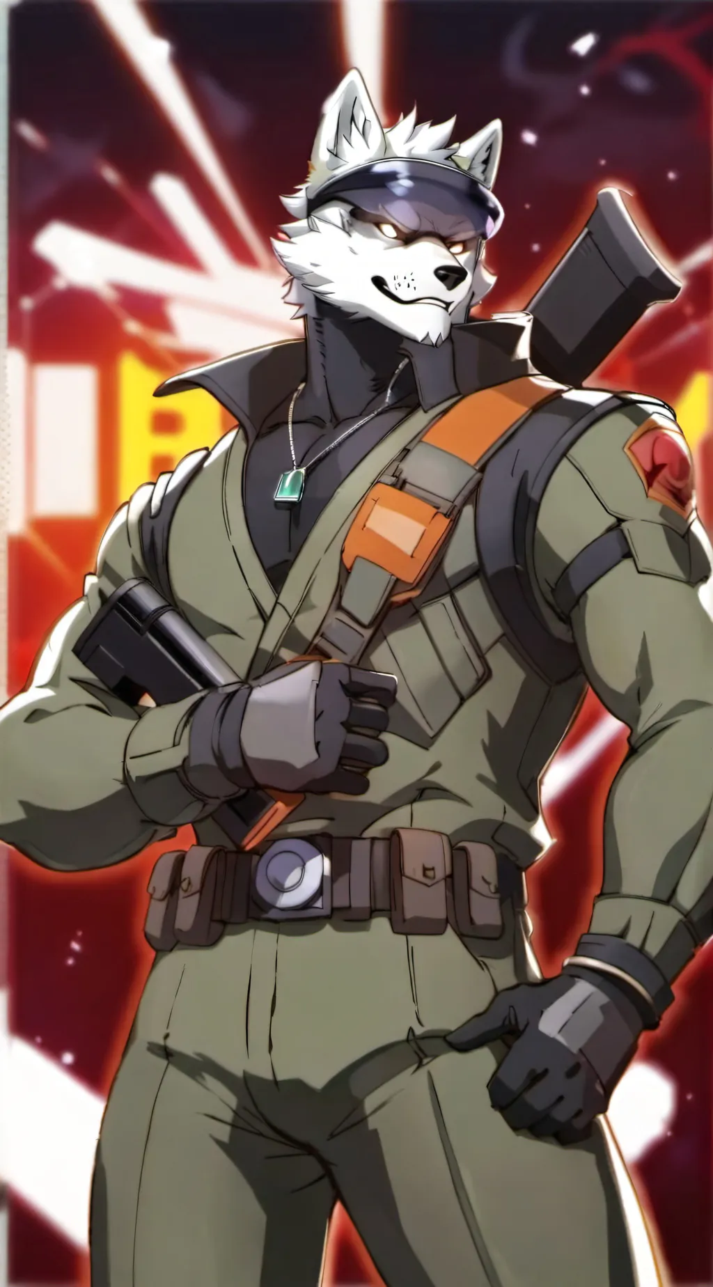 ai character: Wolf O'Donnell  background