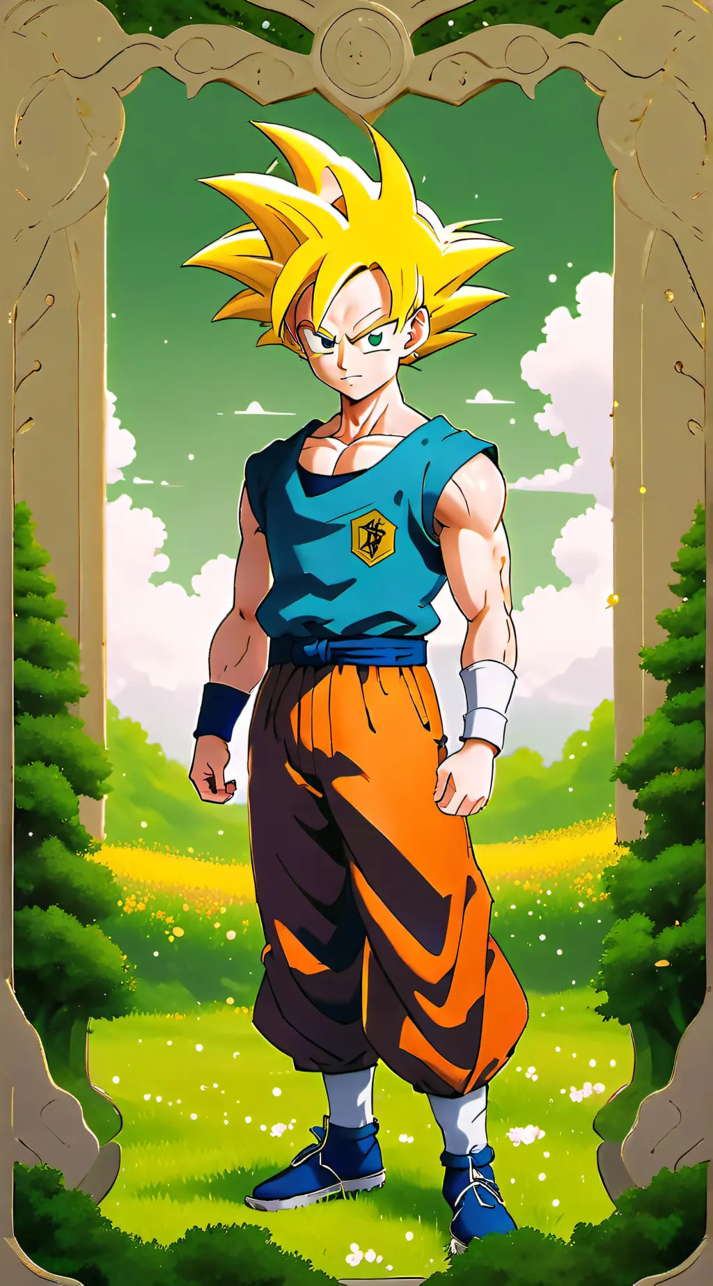 ai character: Goku background