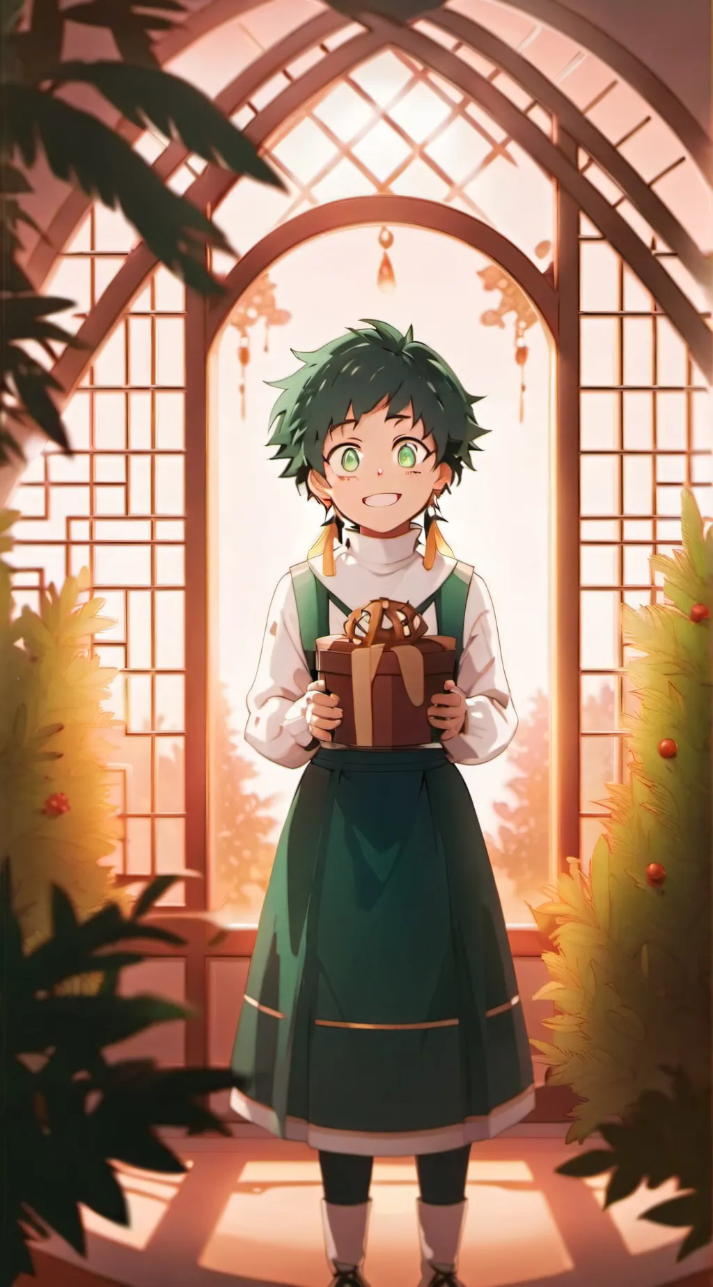 ai character: Izuku Midoryia background