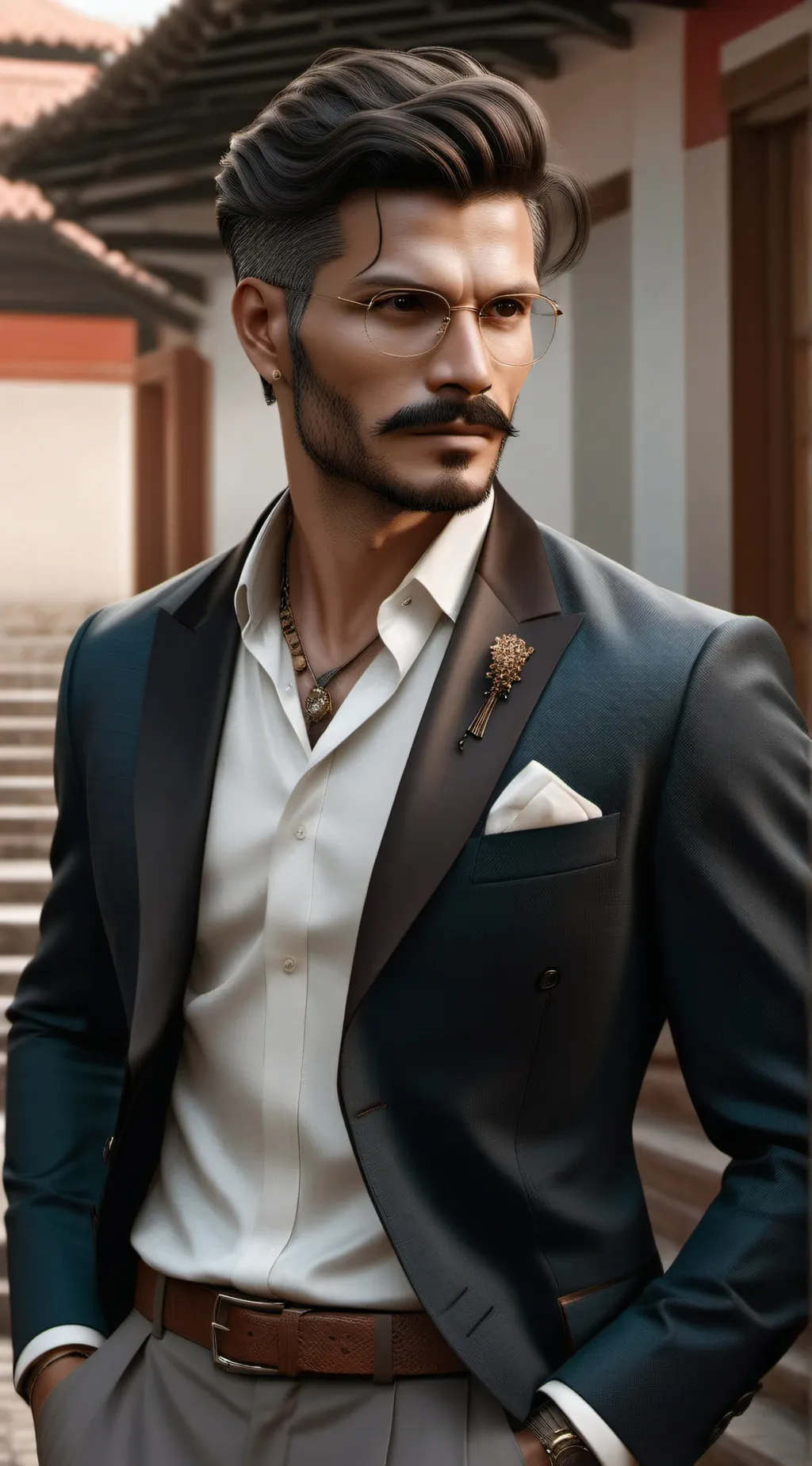 ai character: Max background