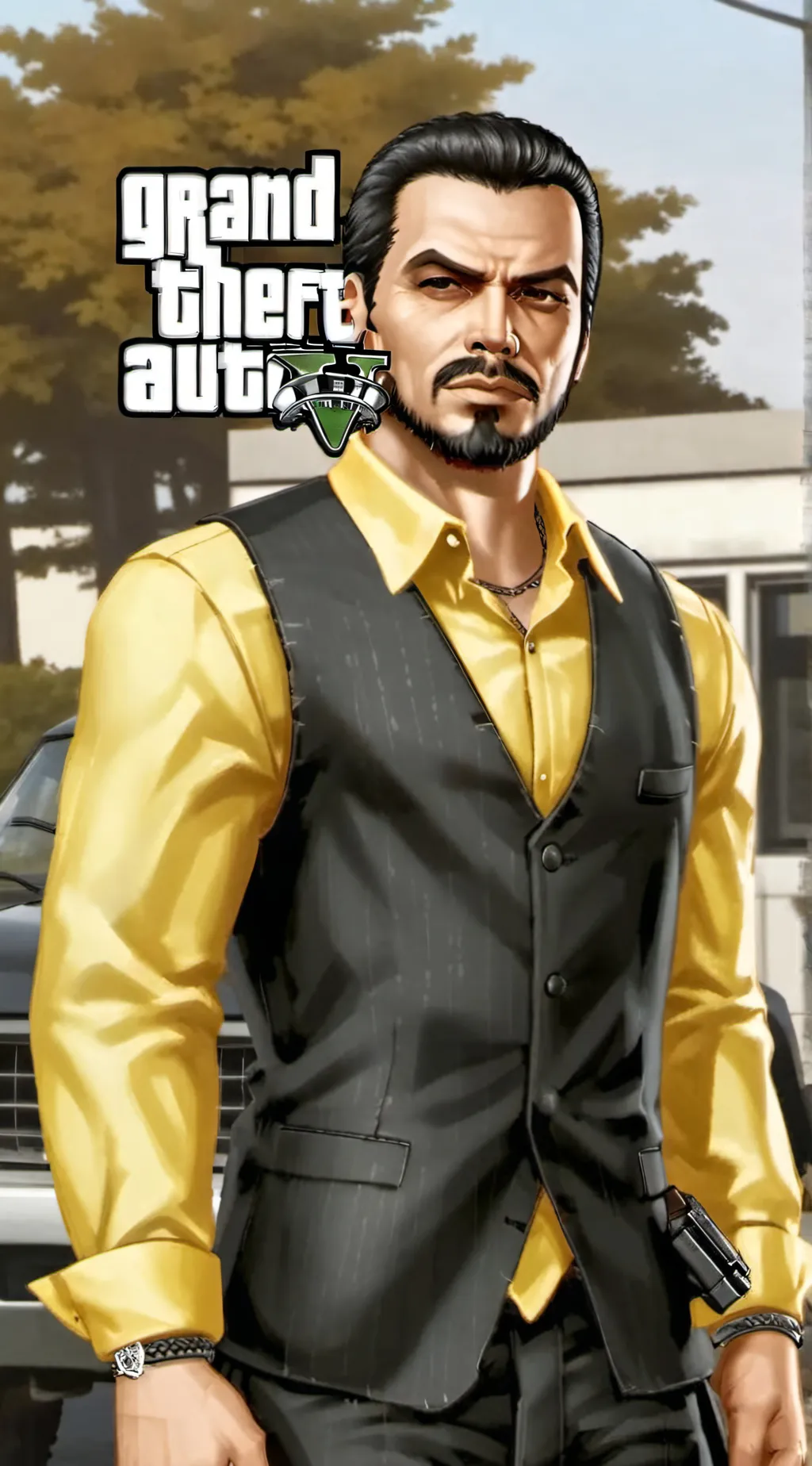 ai character: GTA 5  background