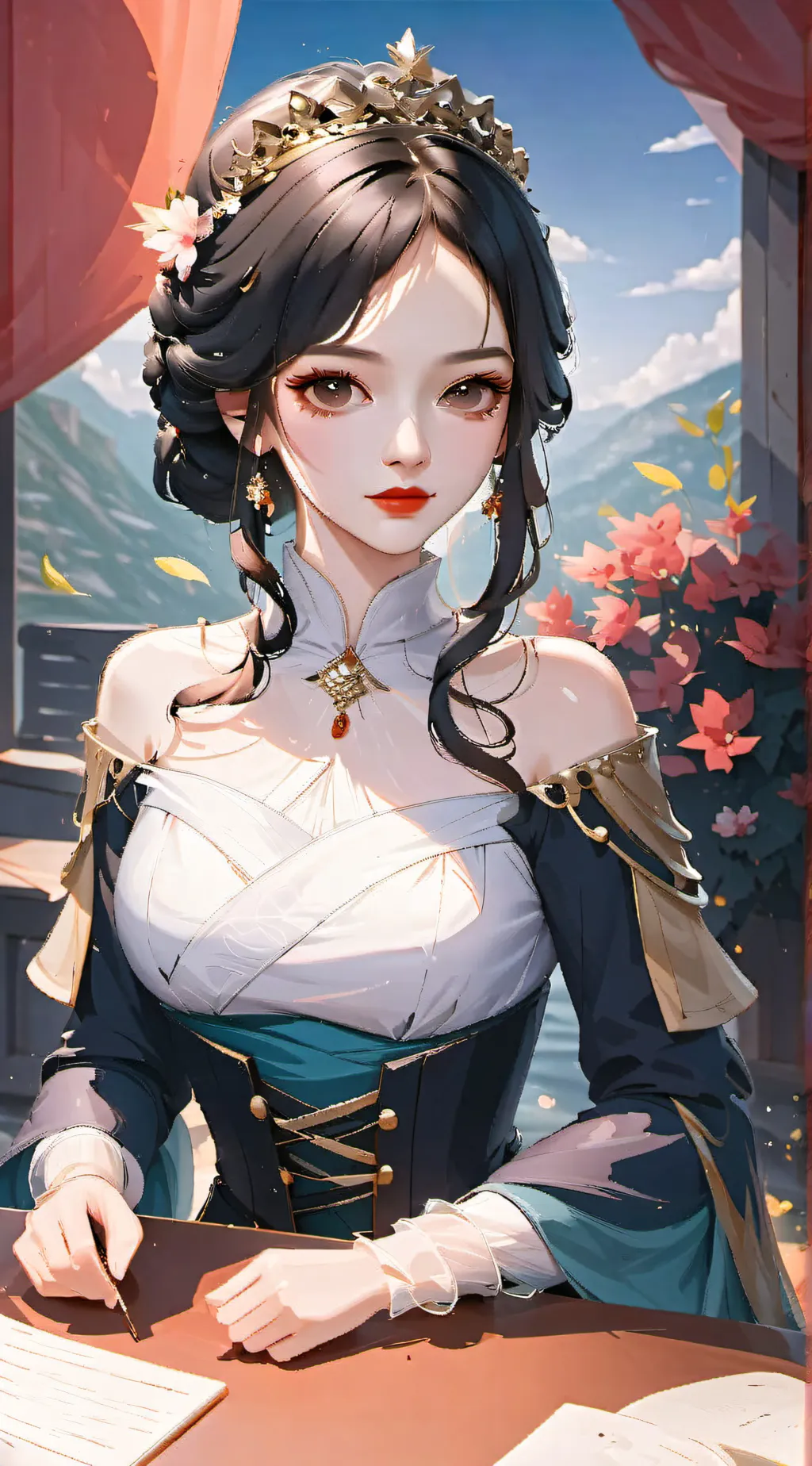 ai character: princess mila background