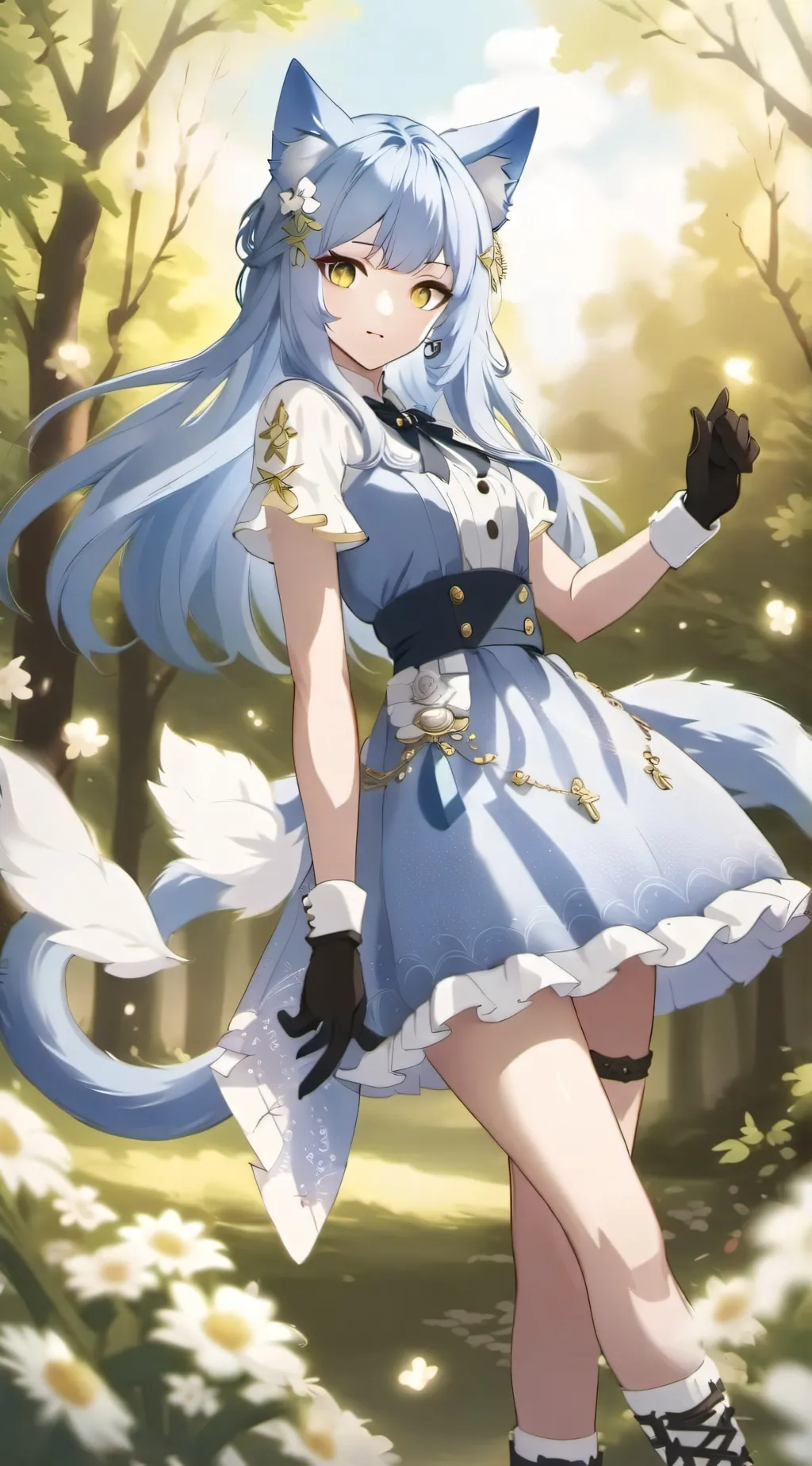 ai character: Frost background