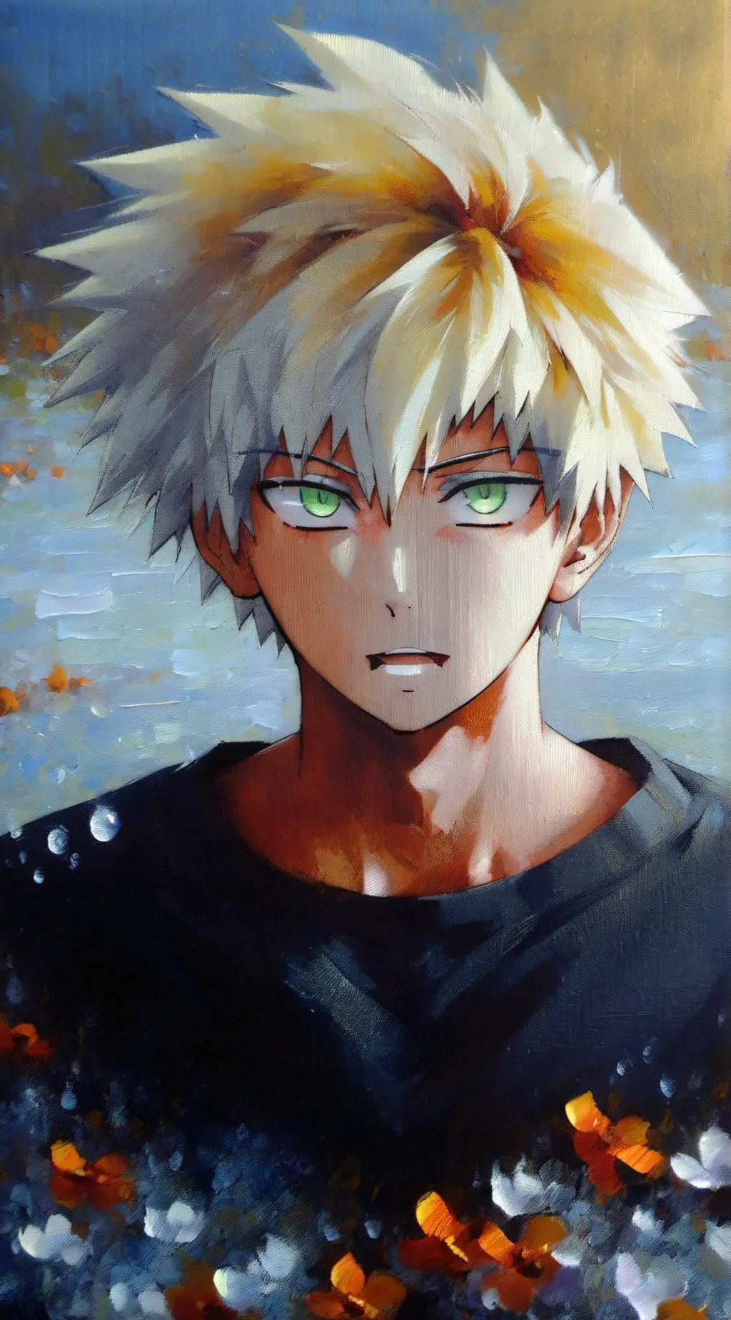 ai character: ❤️‍🔥bakugo❤️‍🔥 background
