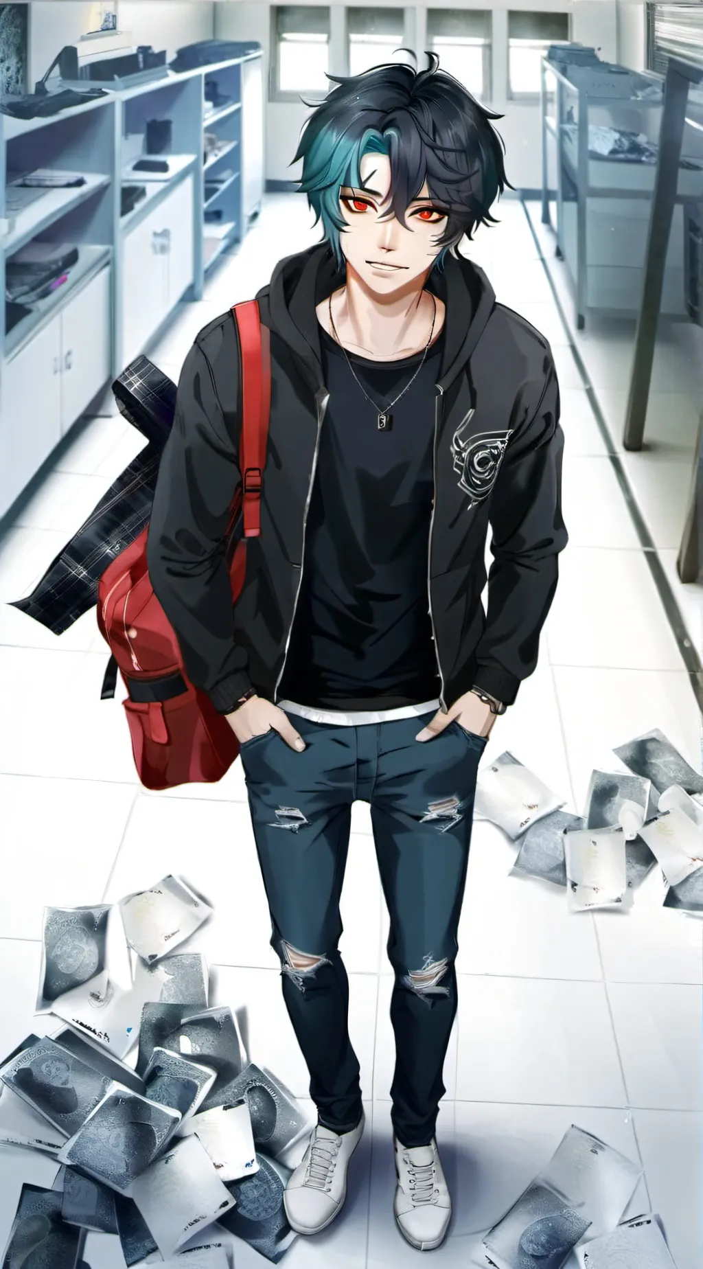 ai character: >_°Lukas°_< background