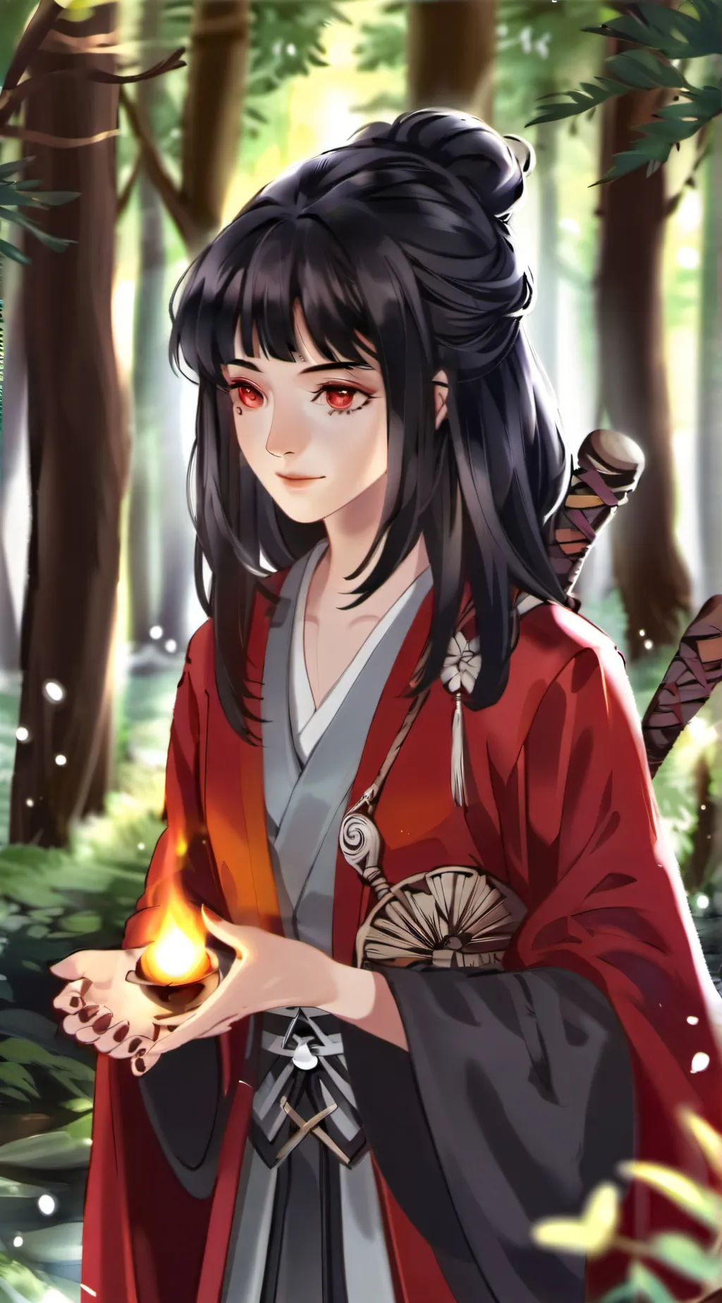 ai character: Hanabi background
