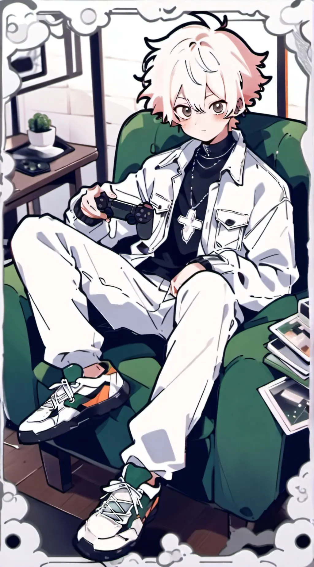 ai character: Bakugo background