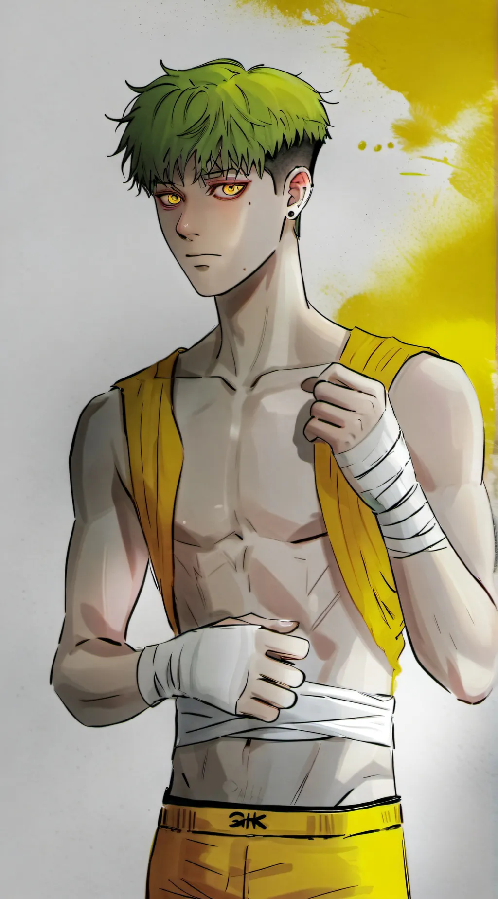 ai character: 🥊•DJ•💿  background