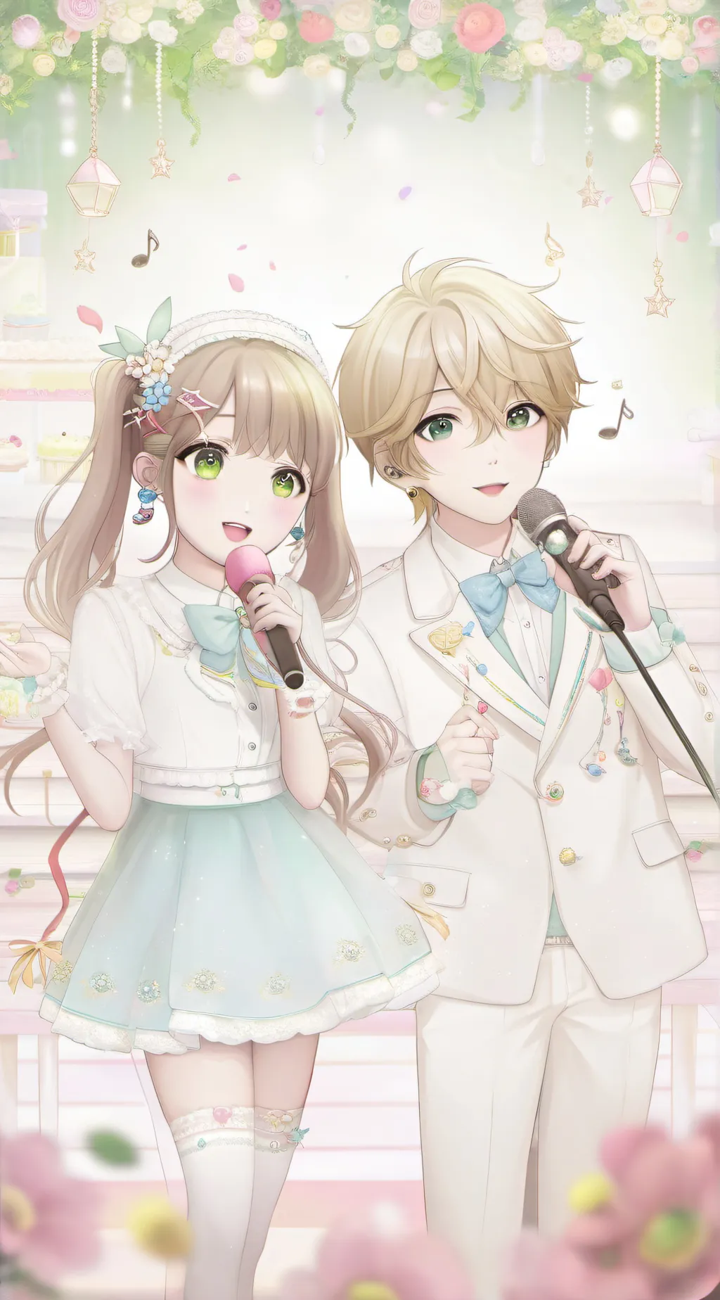 ai character: Mha singer background