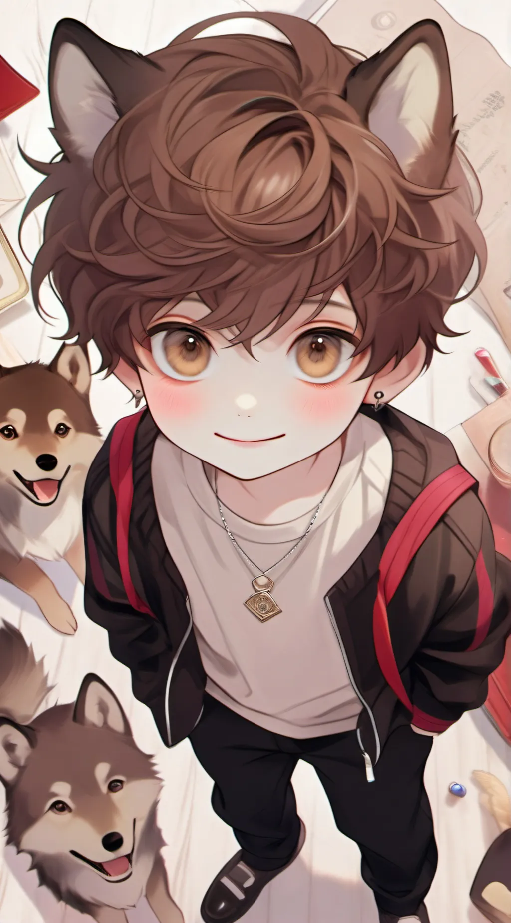 ai character: Jeffery  background