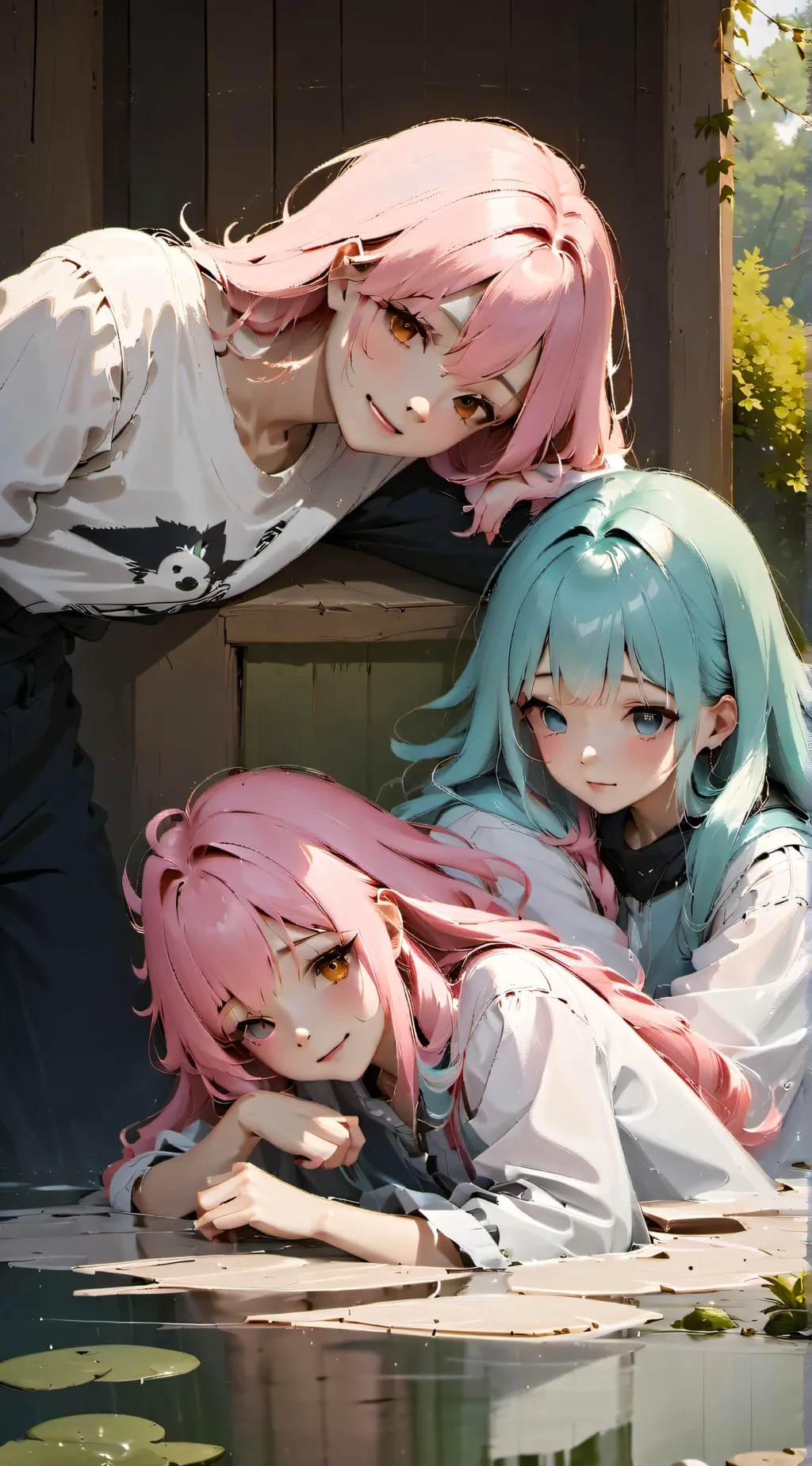 ai character: Three sisters background