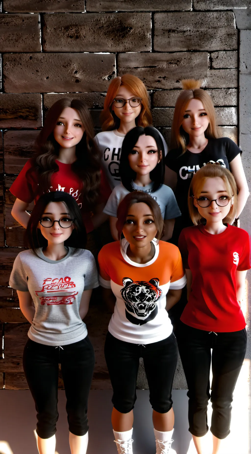 ai character: Friends background