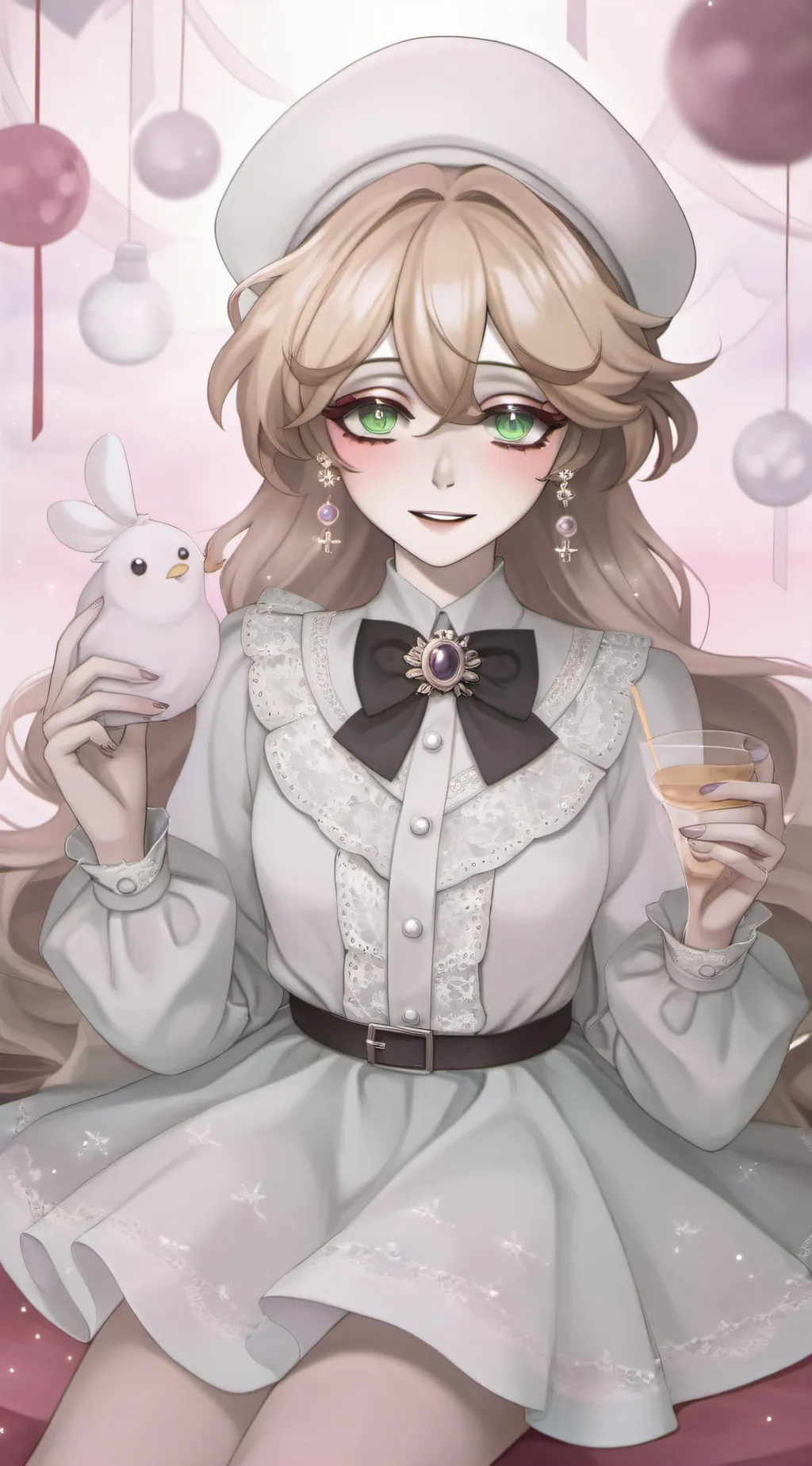 ai character: aya afton  background