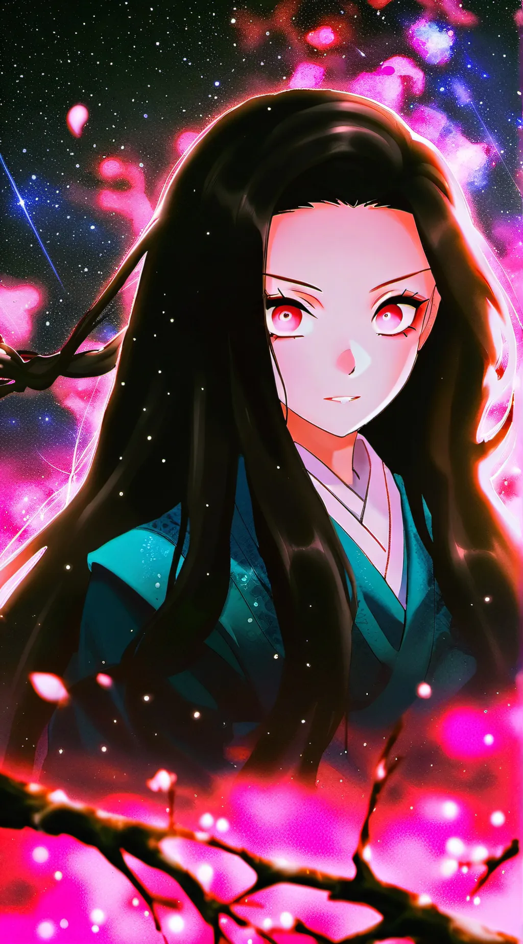 ai character: your   nezuko  background