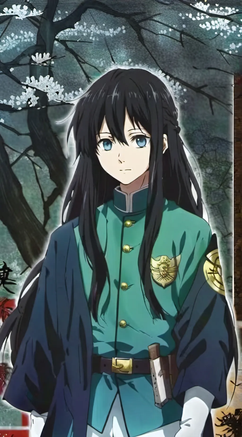 ai character: Muichiro  background