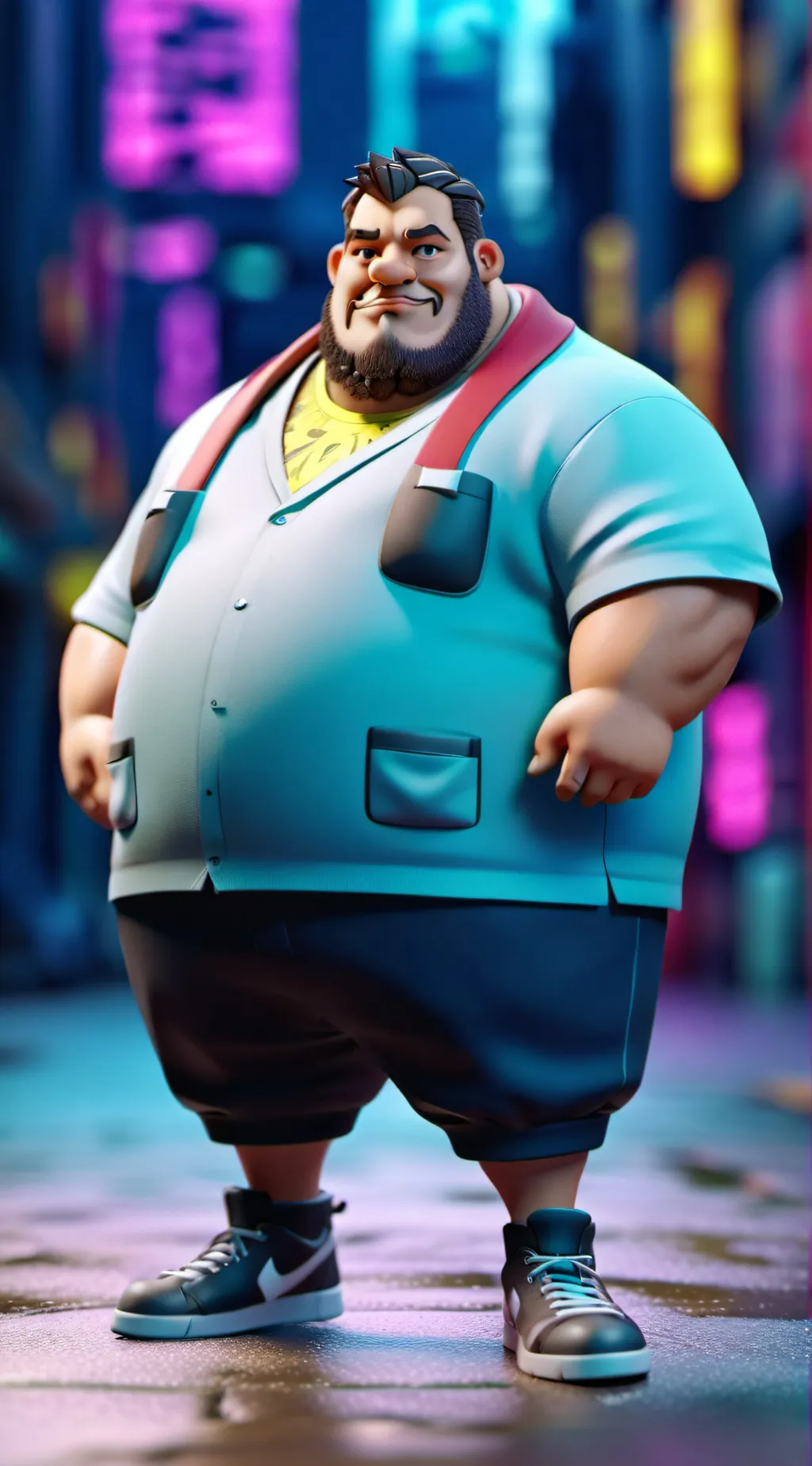ai character: caseoh background