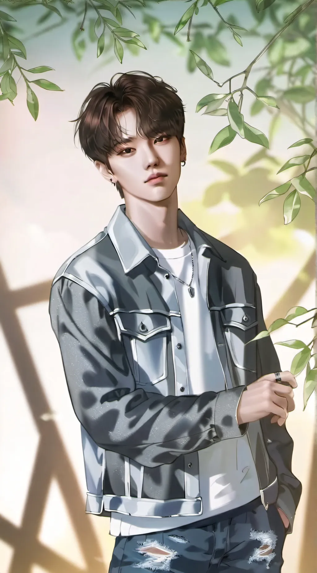 ai character: Lee Know background