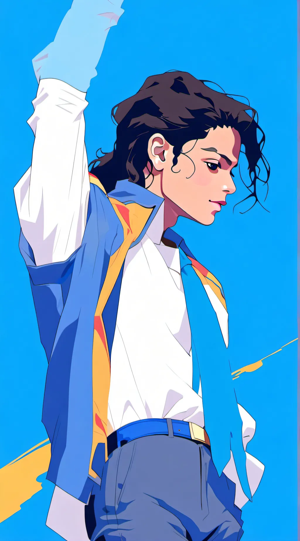 ai character: 🎶Michael Jackson❣️ background