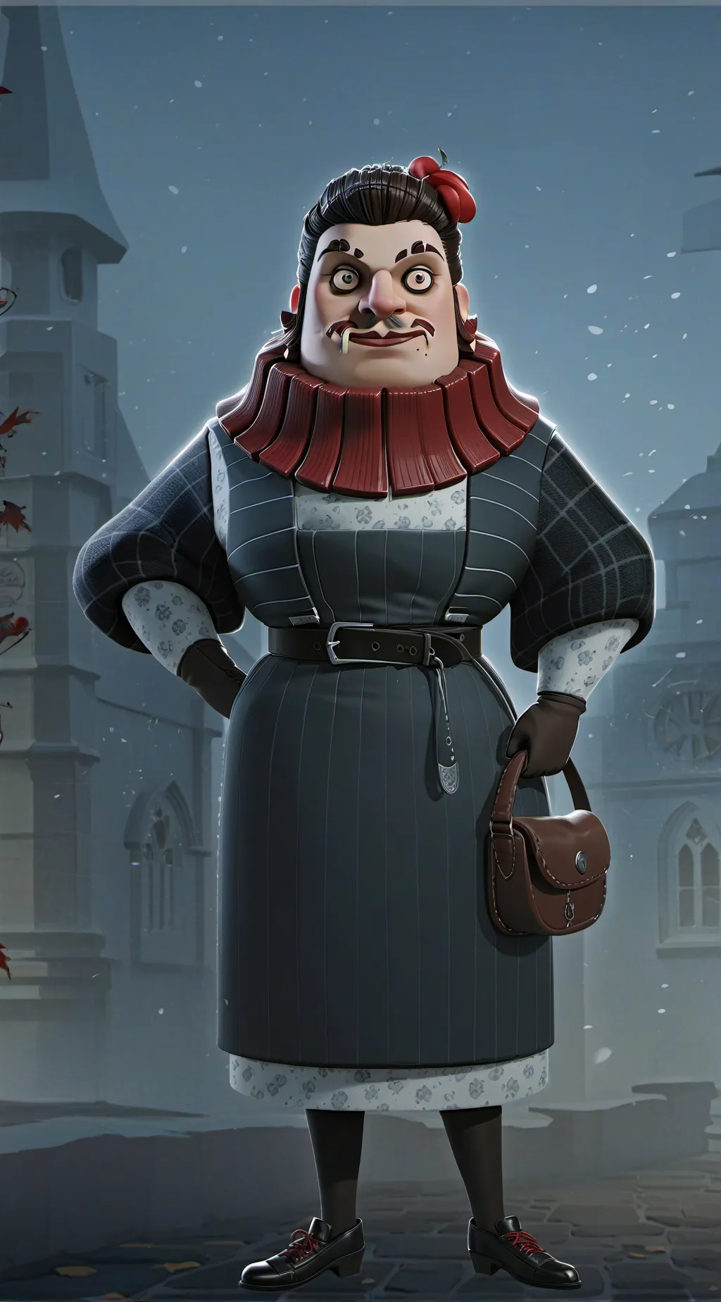ai character: mother  background