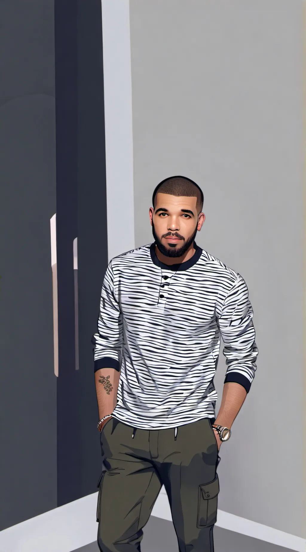 ai character: Drake background