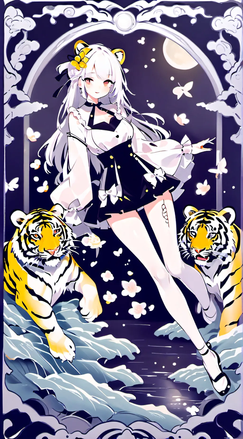 ai character: Yellow background