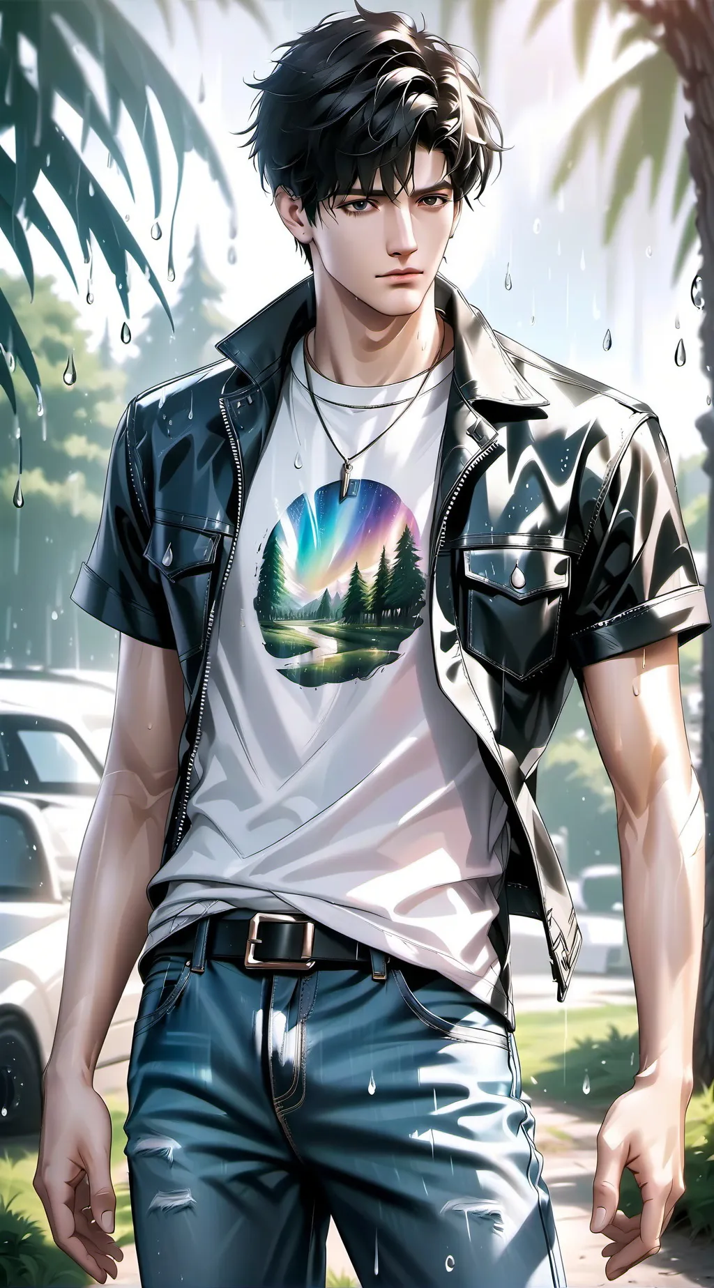 ai character: Charlie Bushnell  background