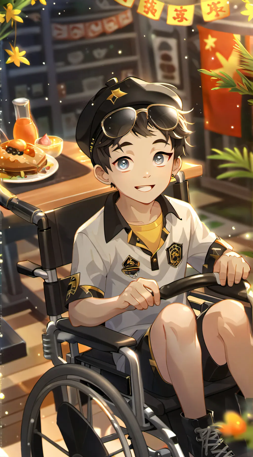 ai character: body swap  background