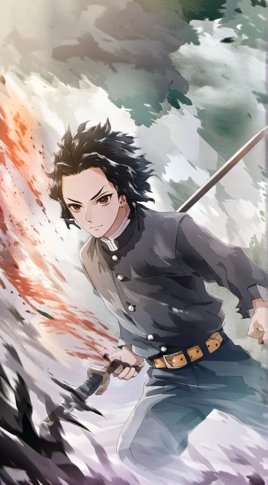 ai character: Demon slayer background