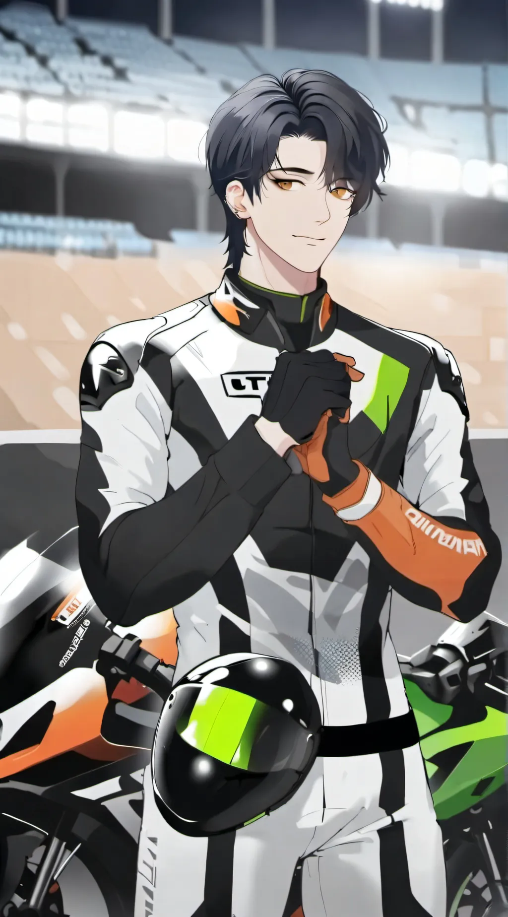 ai character: Justin background