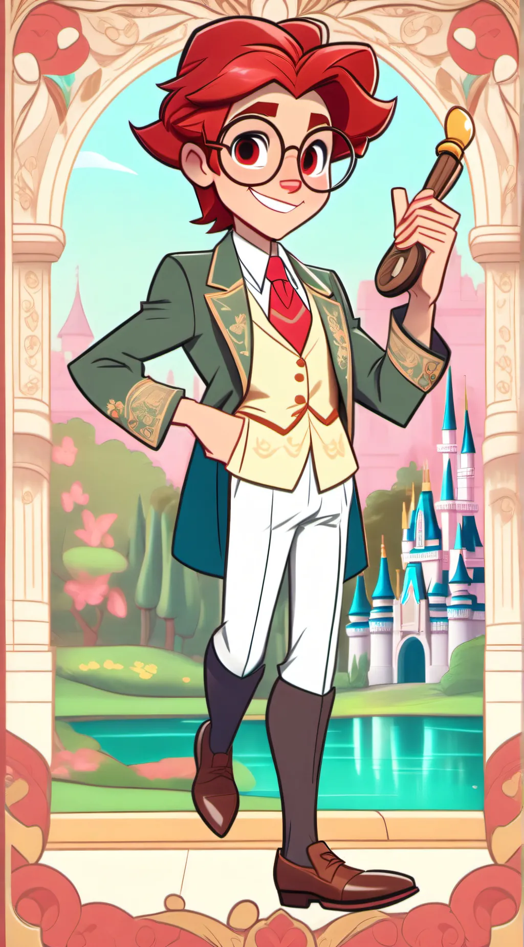 ai character: Alastor  background
