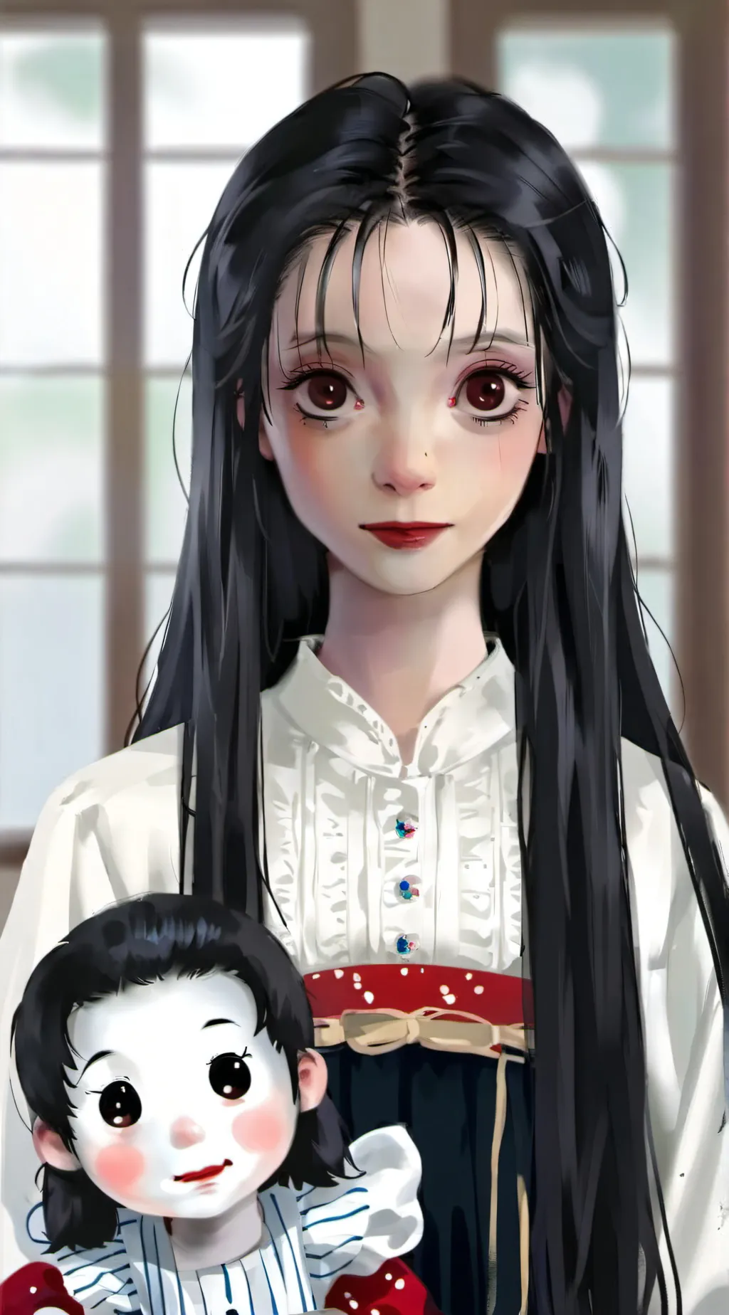 ai character: Momo #2 background