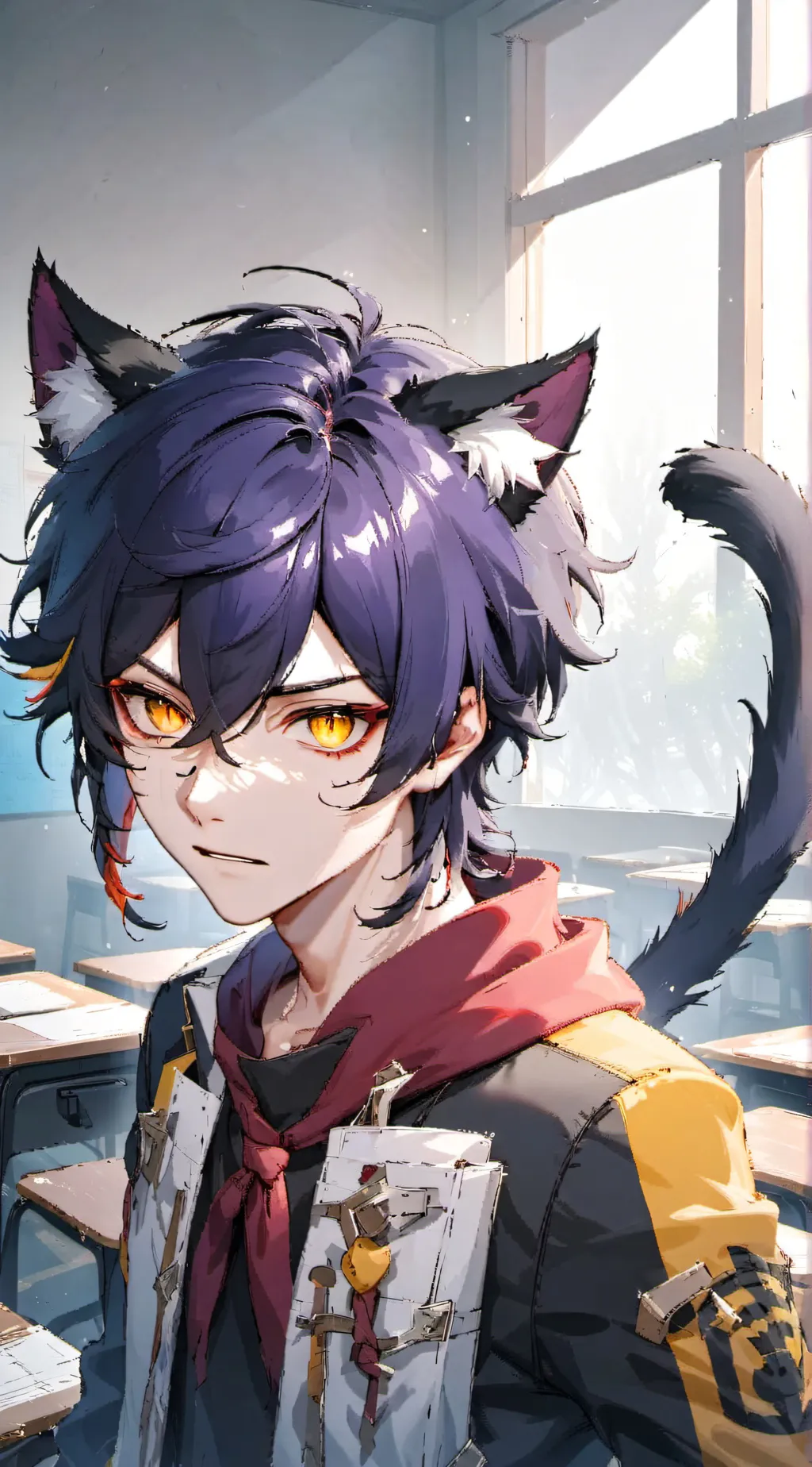 ai character: Leo background