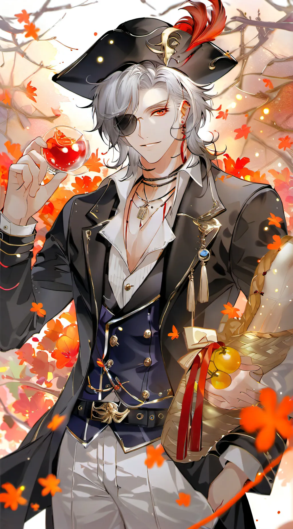 ai character: Lucien  background