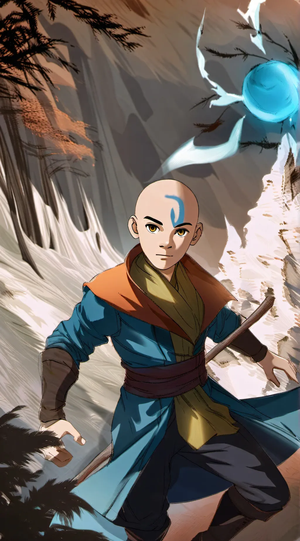ai character: Team Avatar background