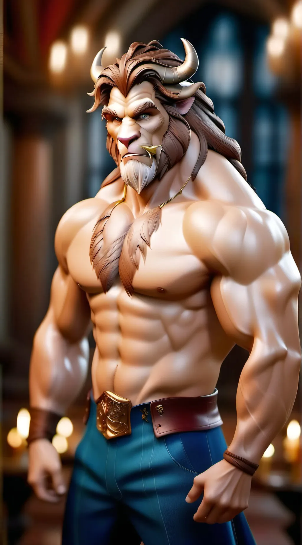 ai character: Beast background